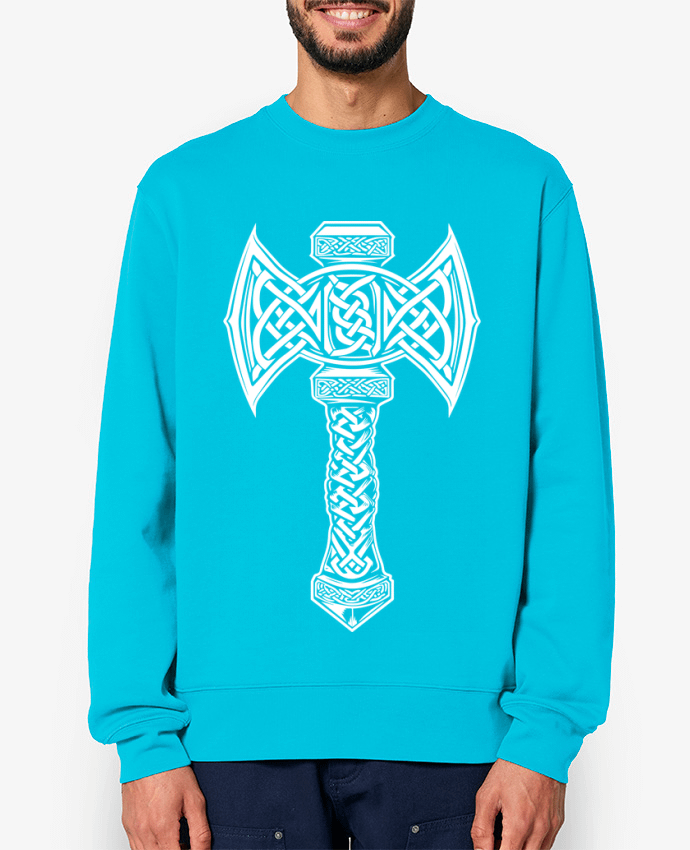 Sweat-shirt Mjöllnir symbole viking Par KronoArt