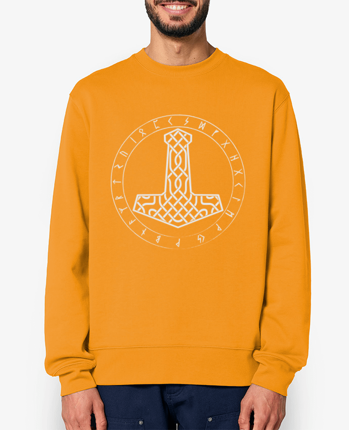 Sweat-shirt Mjöllnir symbole viking Par KronoArt