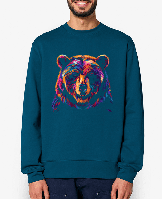 Sweat-shirt Illustration d'Ours stylisé Par KronoArt