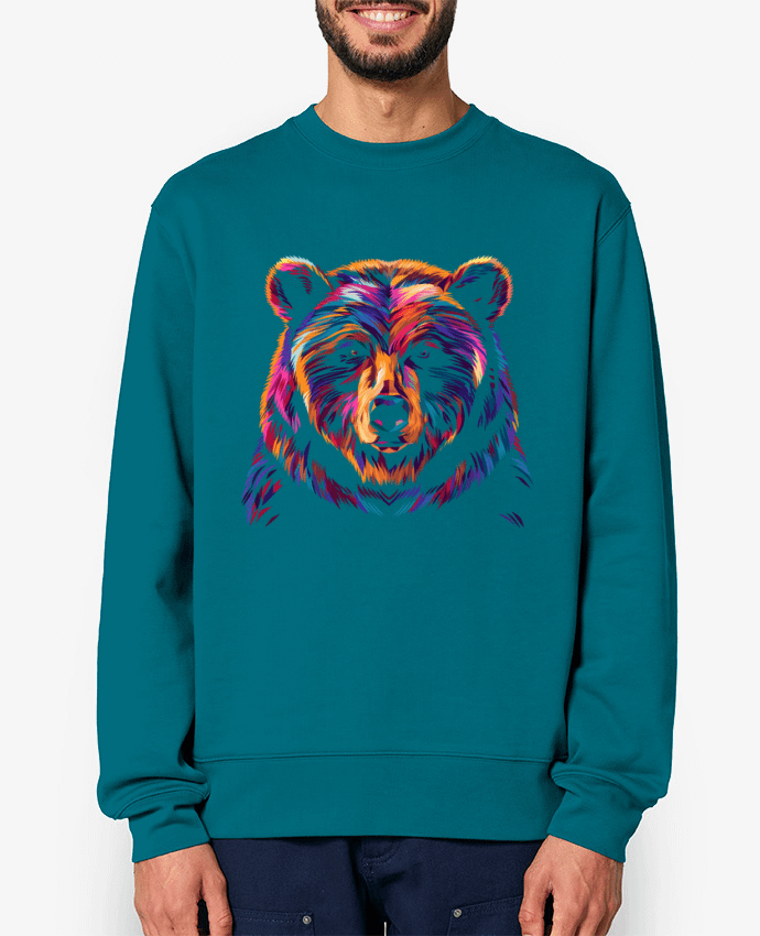 Sweat-shirt Illustration d'Ours stylisé Par KronoArt