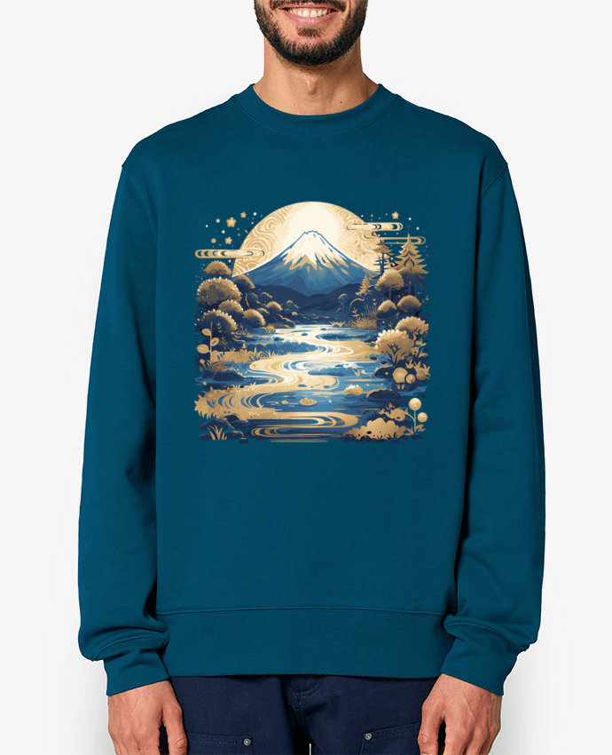 Sweat-shirt Mont Fuji Par KronoArt