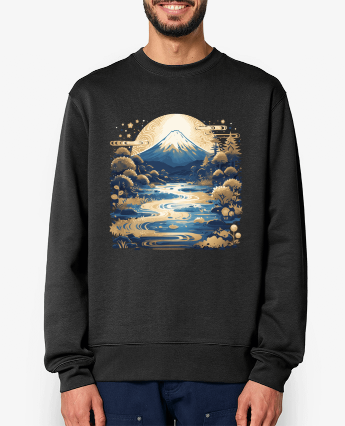 Sweat-shirt Mont Fuji Par KronoArt