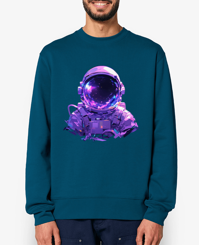 Sweat-shirt Casque d'Astronaute Par KronoArt