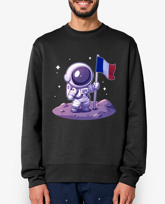 Sweat-shirt Astronaute Français Par KronoArt