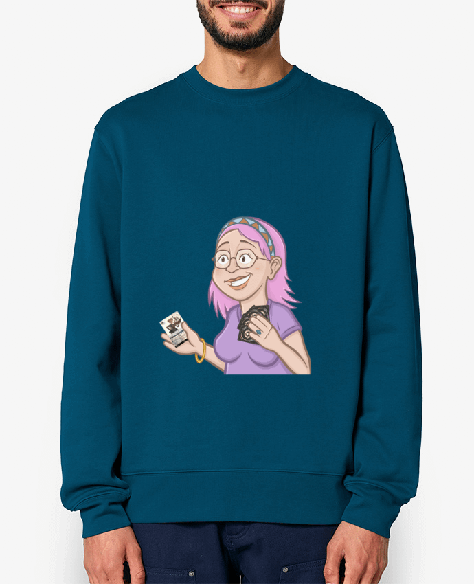 Sweat-shirt Sandy avec une carte Par Gerome En Live