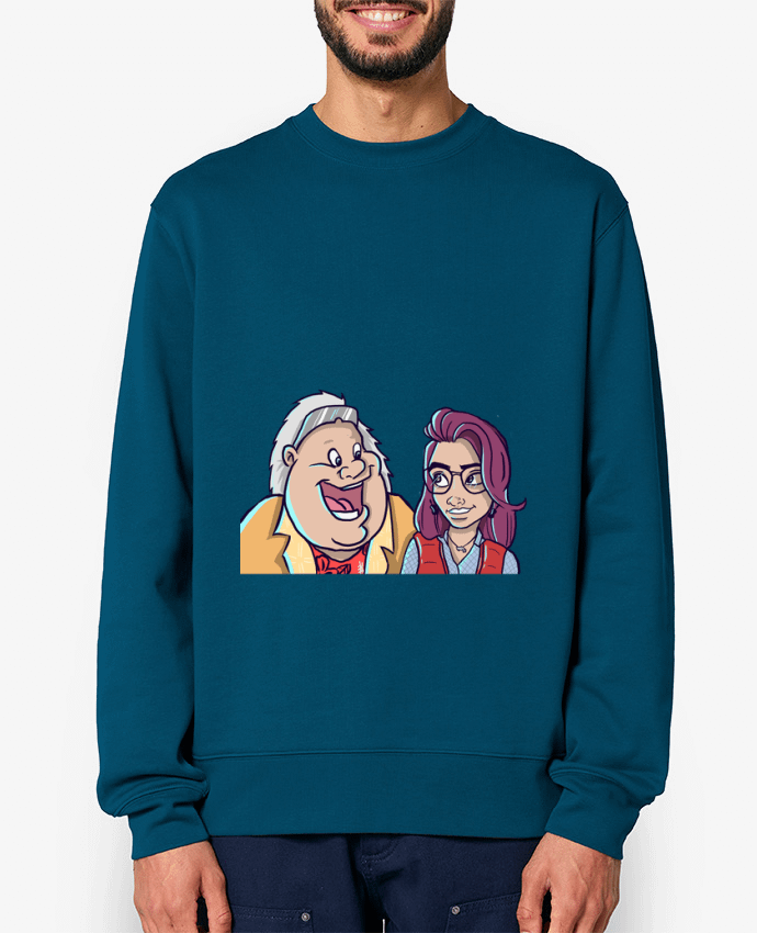 Sweat-shirt Les bouilles du futur Par Gerome En Live