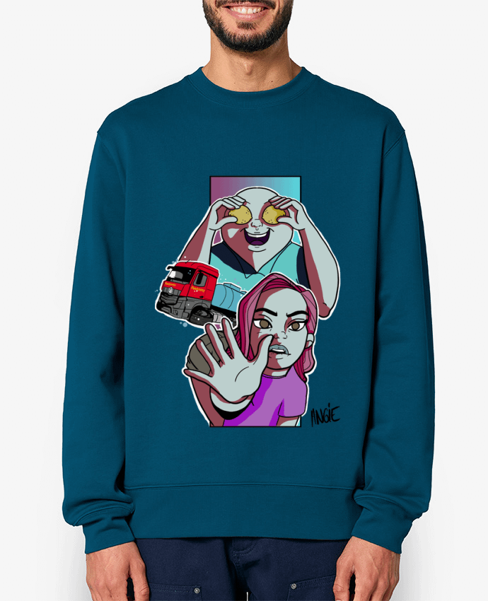 Sweat-shirt Les Bouilles Fockedey Par Gerome En Live