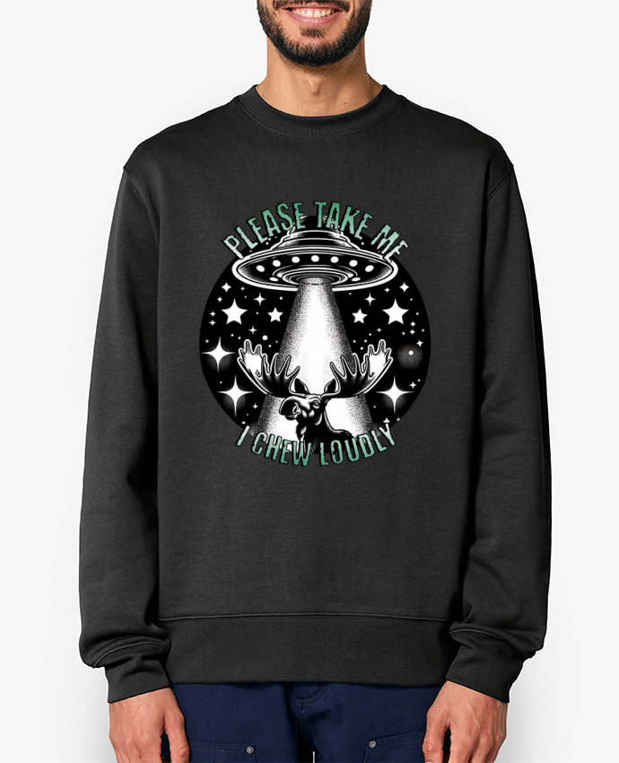 Sweat-shirt Please take me Par Mona Designs