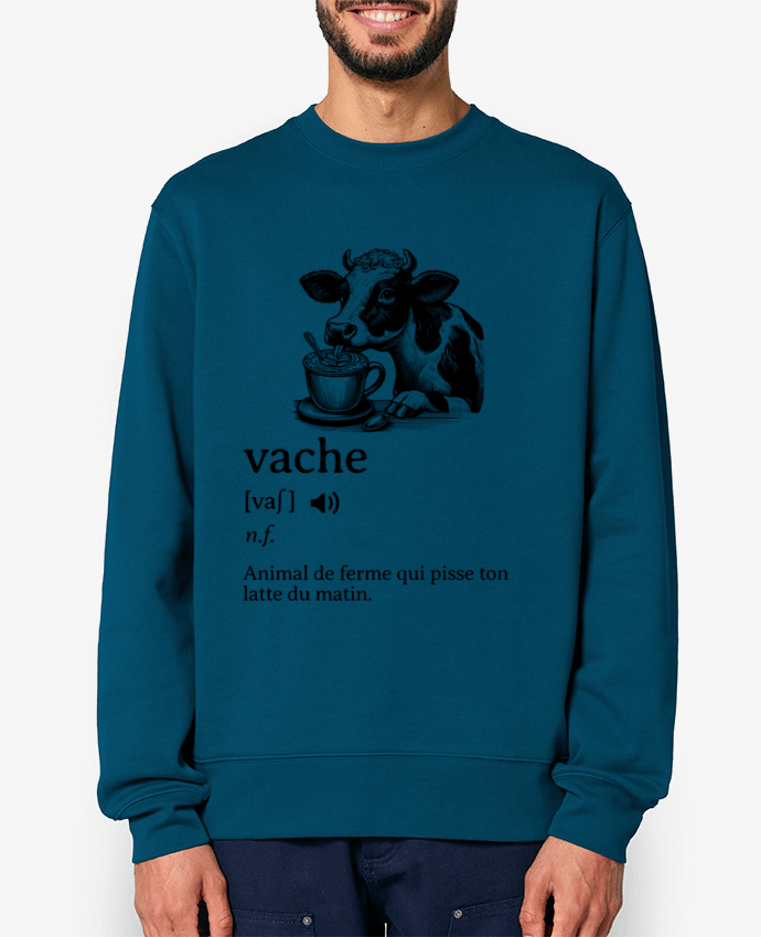 Sweat-shirt Vache définition Par Mona Designs