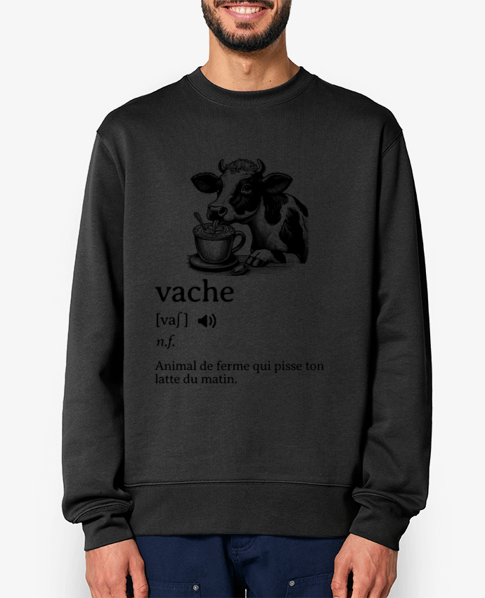 Sweat-shirt Vache définition Par Mona Designs