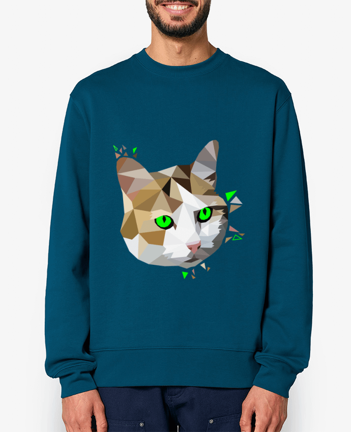Sweat-shirt Chat Par MozKat Studio