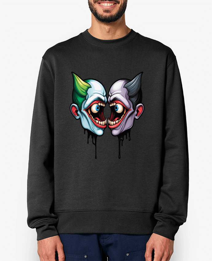 Sweat-shirt MOUTH WITH EYES Par 33designerarte