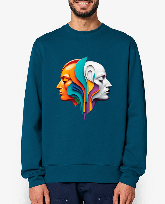 Sweat-shirt DOUBLE SIDED COLOR Par 33designerarte