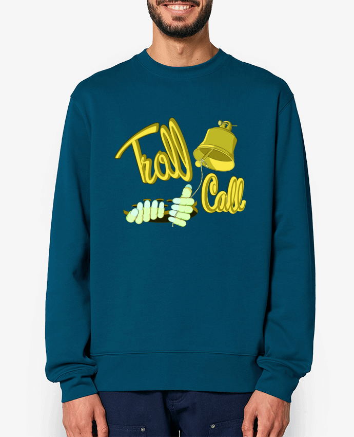 Sweat-shirt TROLL CALL Par Santiaguen