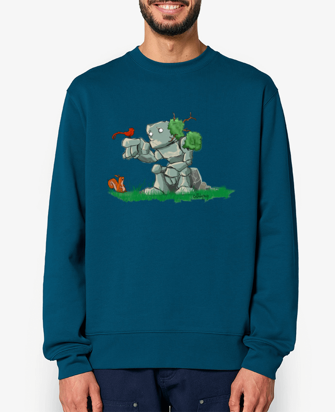 Sweat-shirt Golem Printanier Par Chovbazart