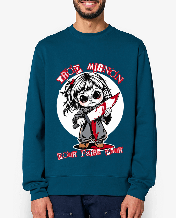 Sweat-shirt Trop Mignon Pour Faire Peur Par Phocea Editions