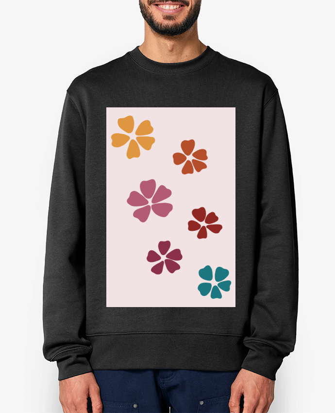 Sweat-shirt Fleurs Par Clemence_Bellay