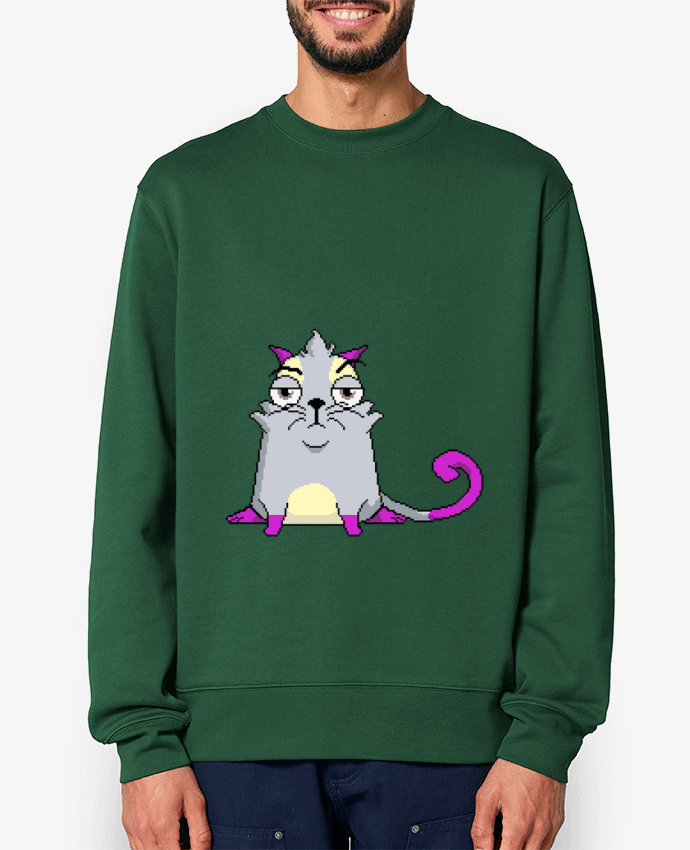 Sweat-shirt Pixil Cryptokitty Par Arturoz