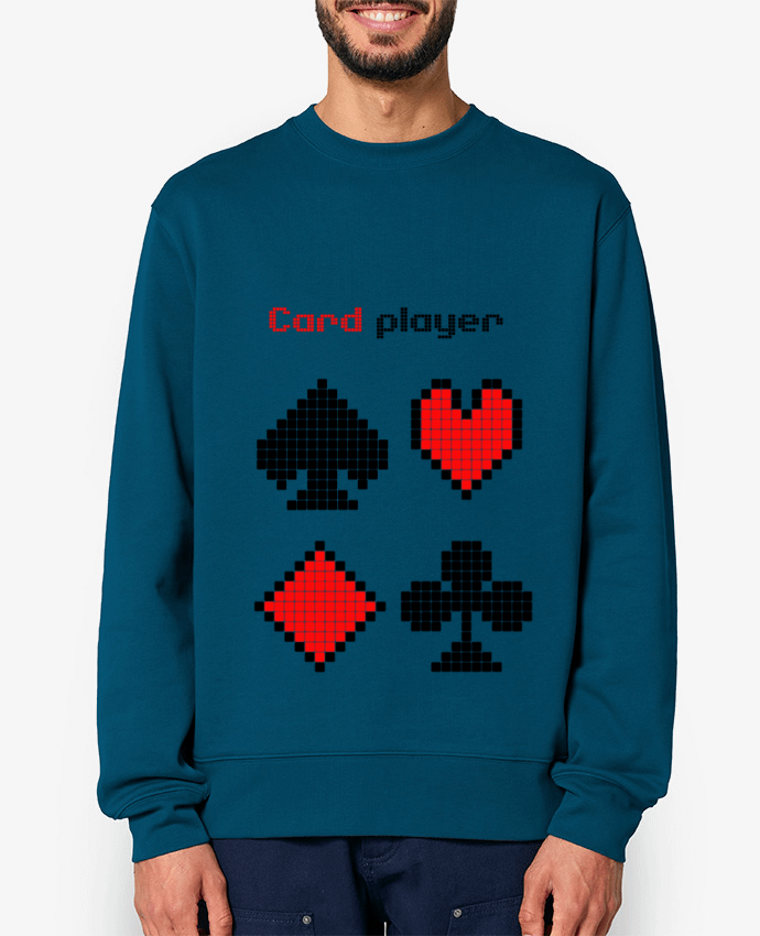 Sweat-shirt Rigged Poker - Pixel Art - Card Player Par Rigged Poker Shop