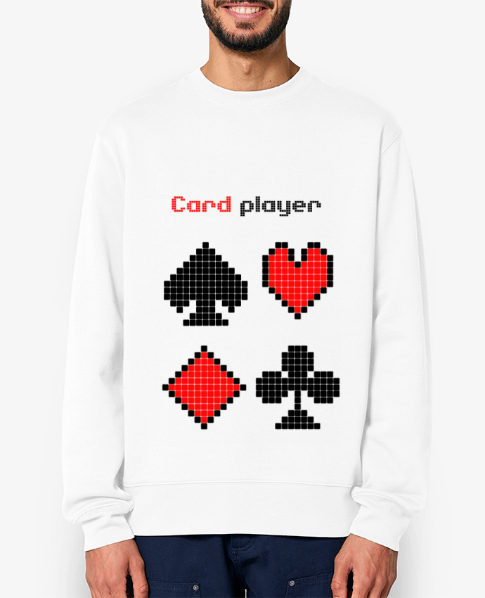 Sweat-shirt Rigged Poker - Pixel Art - Card Player Par Rigged Poker Shop