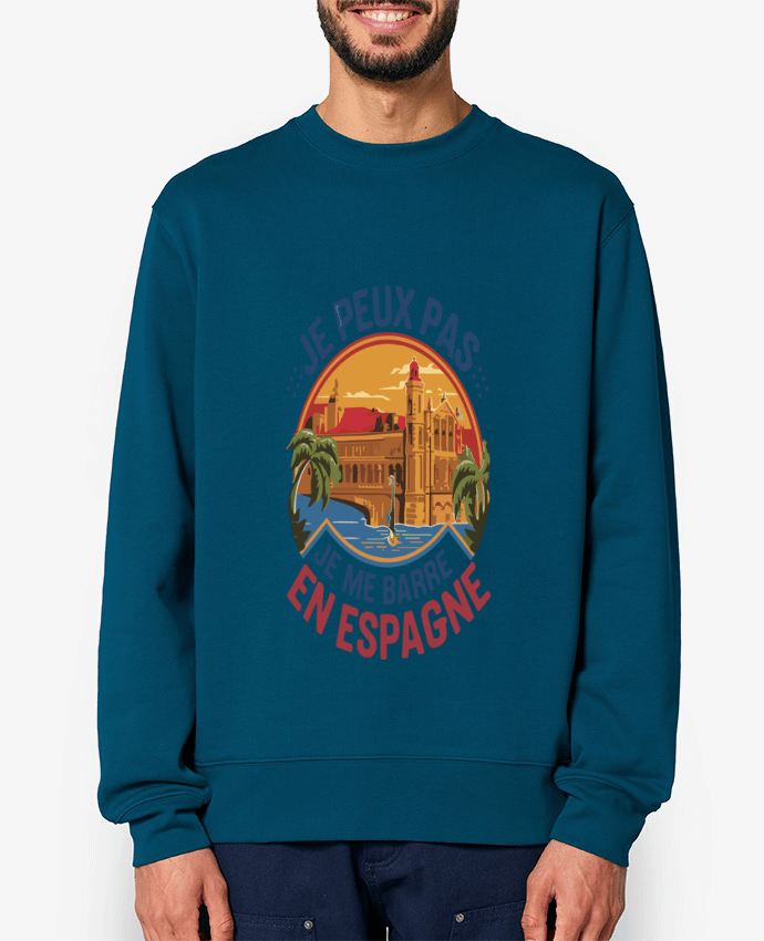 Sweat-shirt je peux pas je me barre en Espagne Par bwilfy