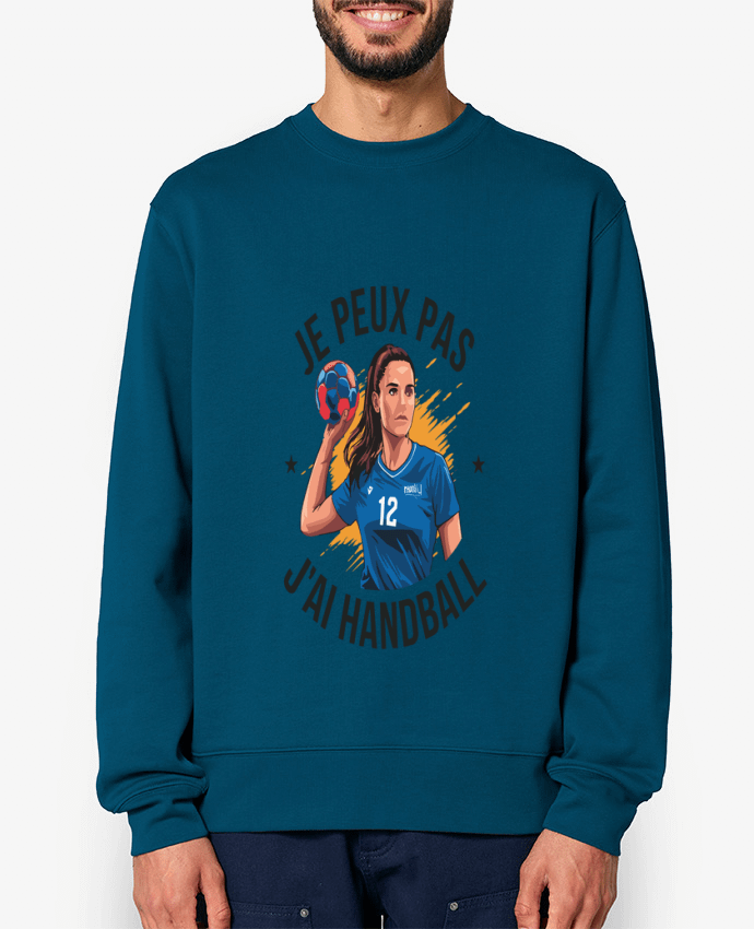 Sweat-shirt je peux pas j'ai handball Par bwilfy