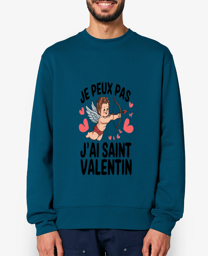 Sweat-shirt je peux pas j'ai saint Valentin Par bwilfy