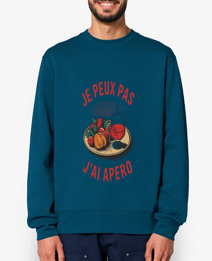 Sweat-shirt je peux pas j'ai apéro Par bwilfy
