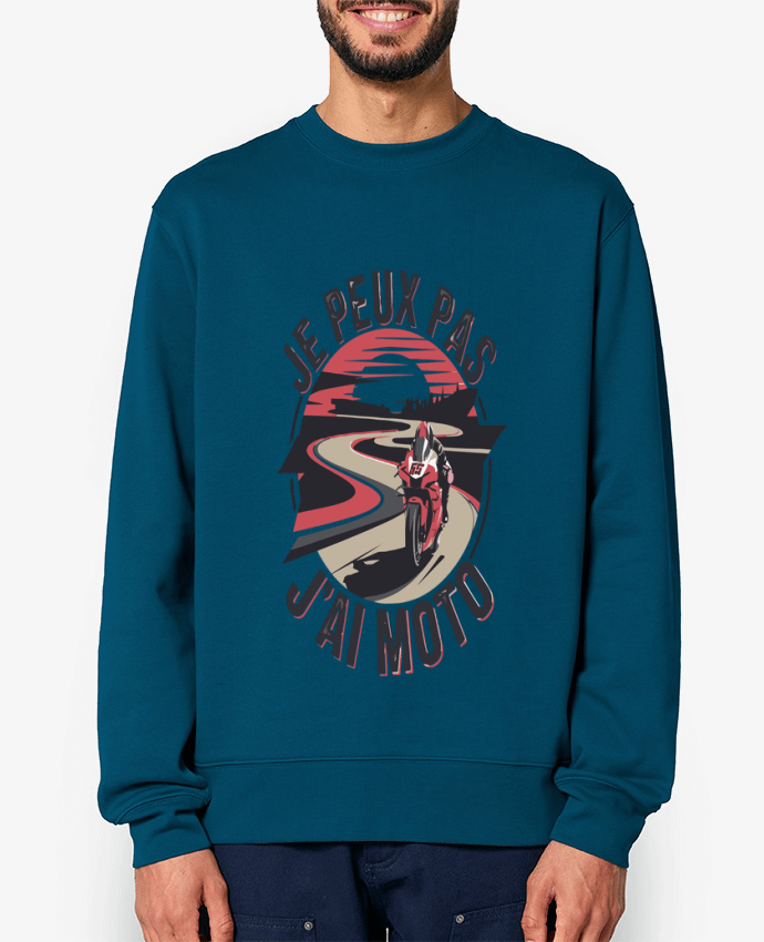 Sweat-shirt je peux pas j'ai moto Par bwilfy