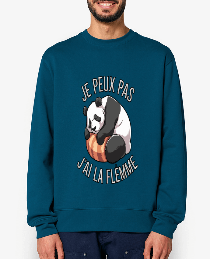 Sweat-shirt je peux pas j'ai la flemme Par bwilfy