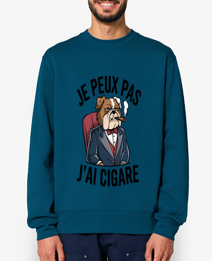 Sweat-shirt je peux pas j'ai cigare Par bwilfy