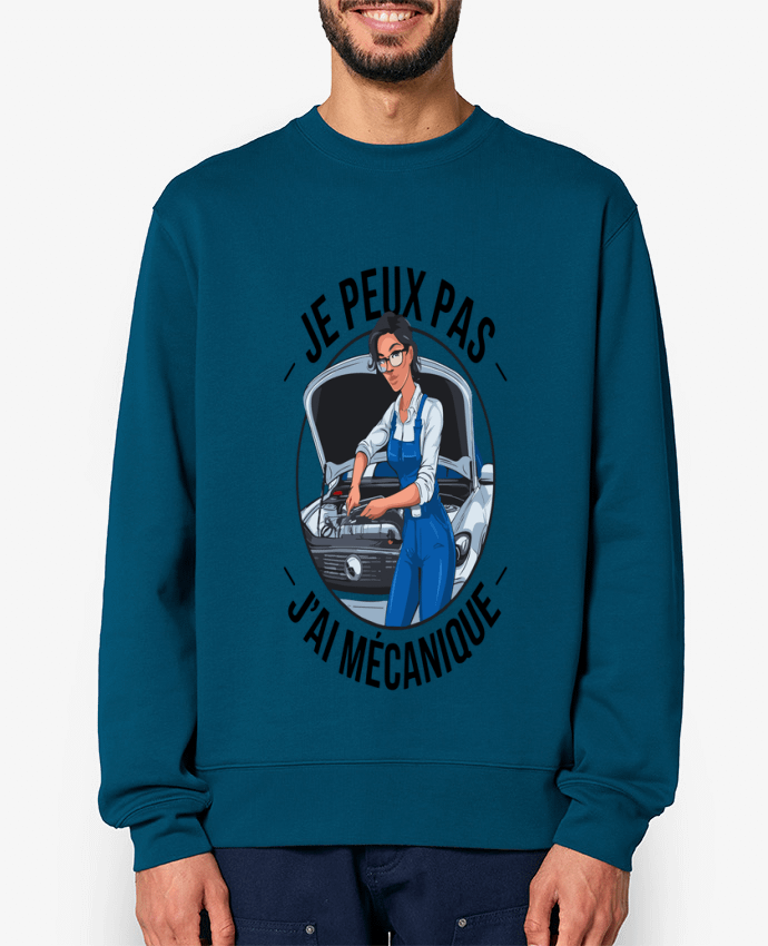 Sweat-shirt je peux pas j'ai mécanique Par bwilfy