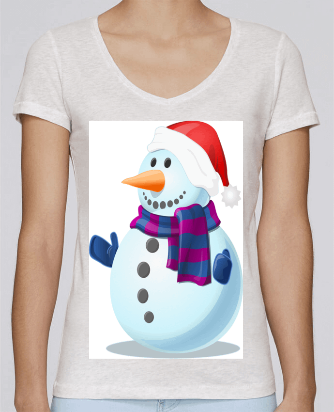 T-Shirt V-Neck Women Stella Chooses Iceman by Sandyf