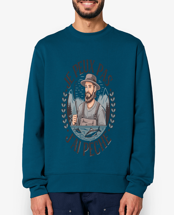 Sweat-shirt je peux pas j'ai pêche Par bwilfy