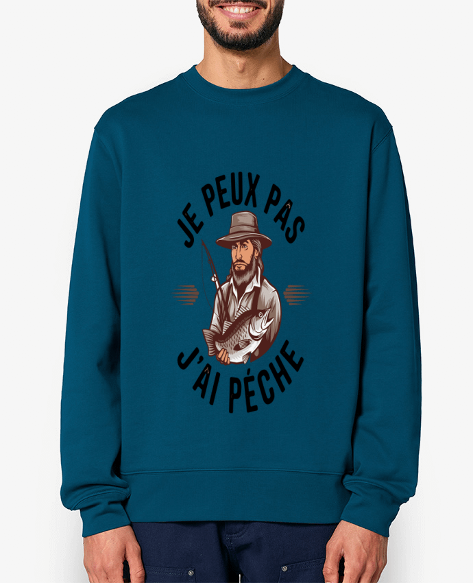 Sweat-shirt je peux pas j'ai pêche Par bwilfy