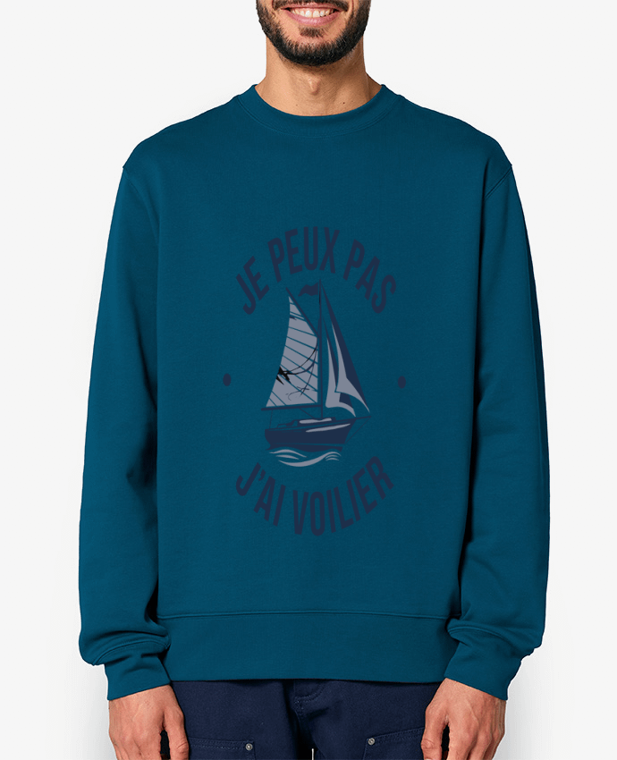 Sweat-shirt je peux pas j'ai voilier Par bwilfy