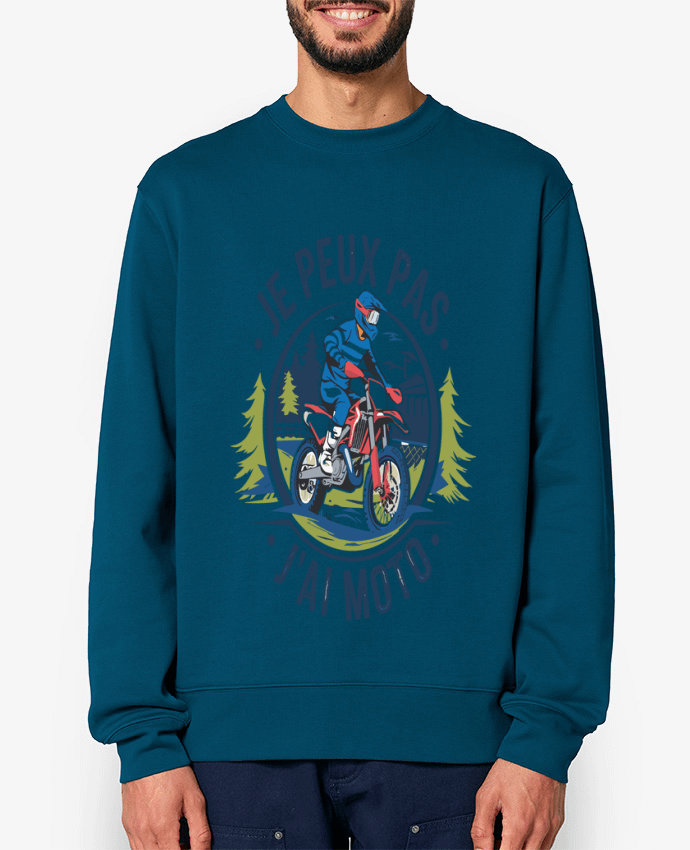 Sweat-shirt je peux pas j'ai moto Par bwilfy