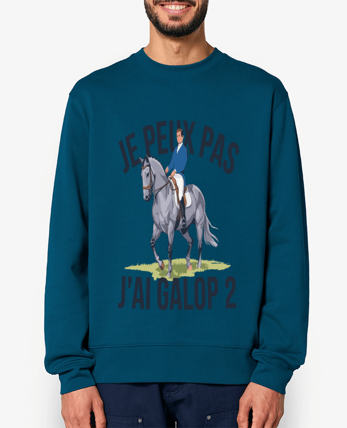 Sweat-shirt je peux pas j'ai galop 2 Par bwilfy