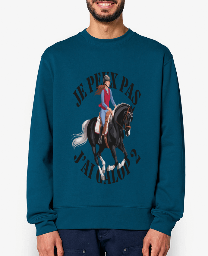 Sweat-shirt je peux pas j'ai galop2 Par bwilfy