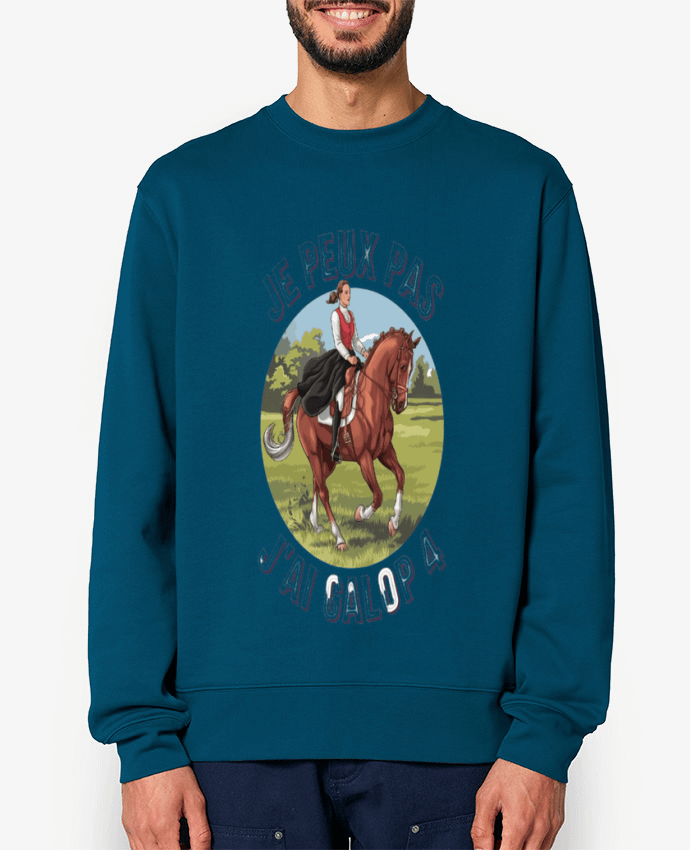 Sweat-shirt je peux pas j'ai galop 4 Par bwilfy