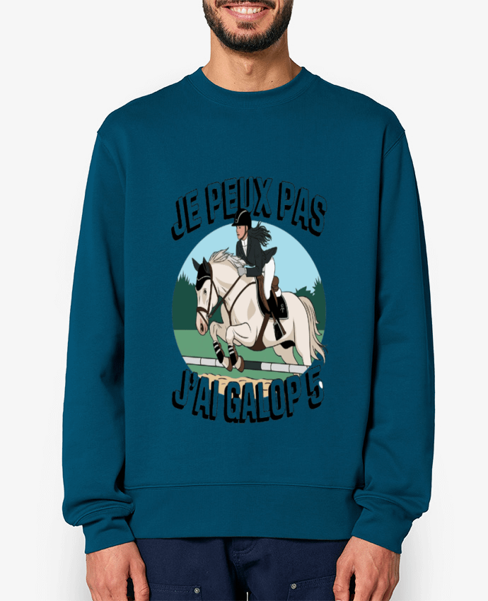 Sweat-shirt je peux pas j'ai galop 5 Par bwilfy
