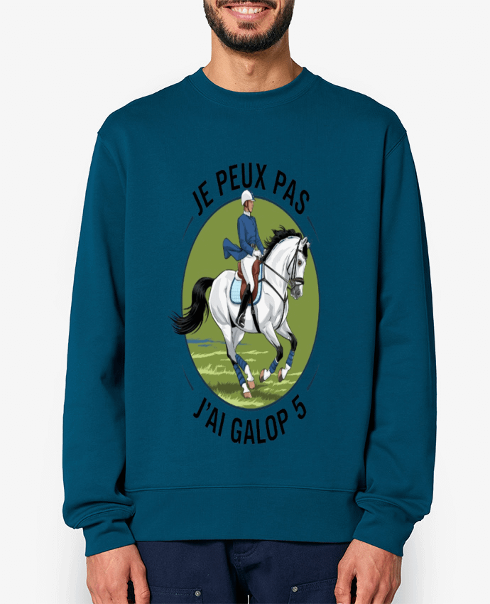 Sweat-shirt je peux pas j'ai galop 5 Par bwilfy