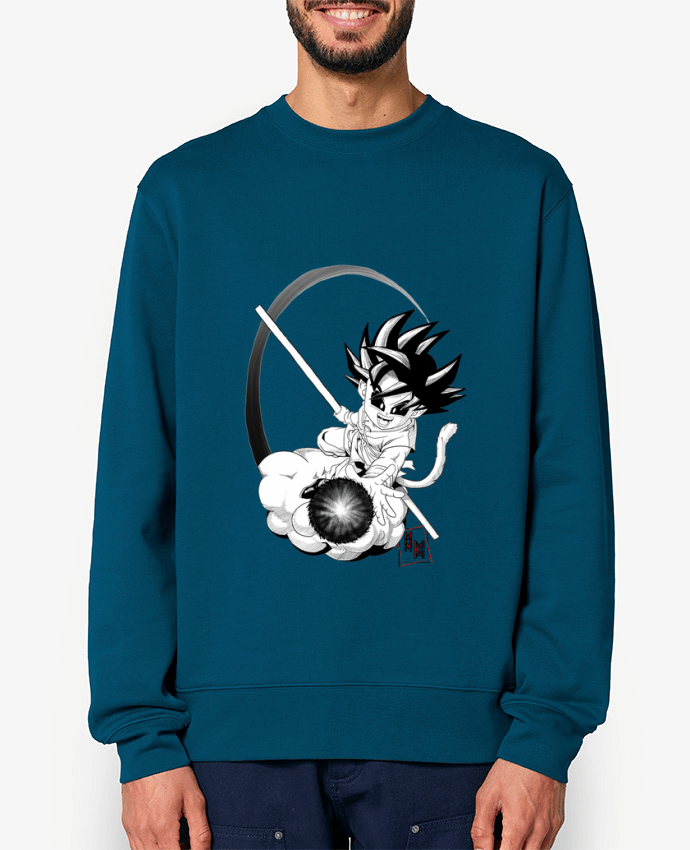 Sweat-shirt Goku Dark Par Viko Tattoo