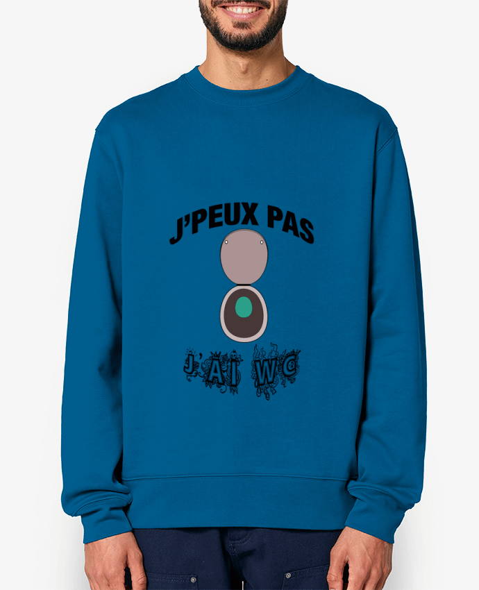 Sweat-shirt J'PEUX PAS J'AI WC Par By Myrakolis