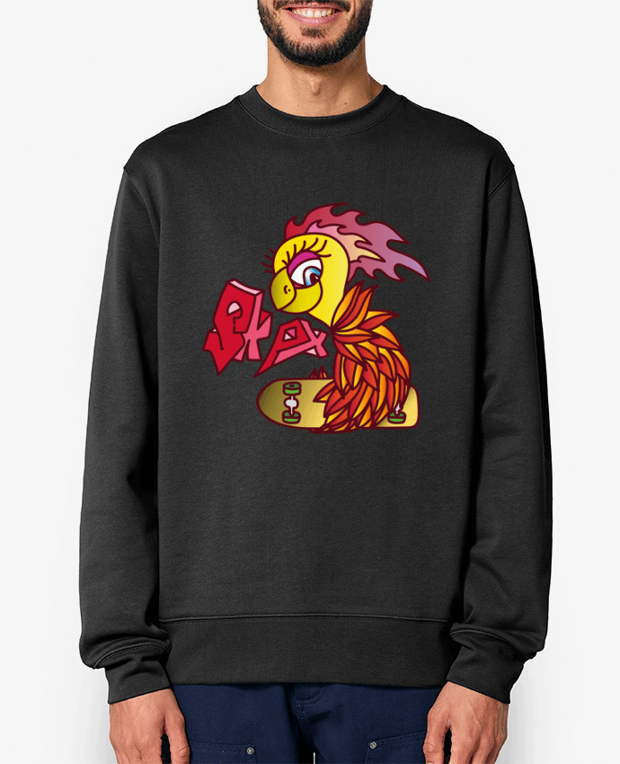 Sweat-shirt SKATING PHOENIX Par Santiaguen