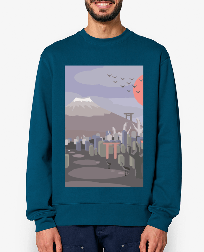 Sweat-shirt Mont Fuji Par I'm Pierre