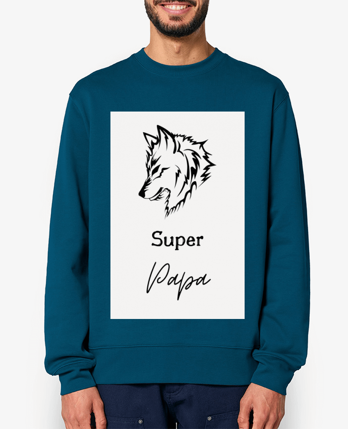 Sweat-shirt Super Papa Par Liveane