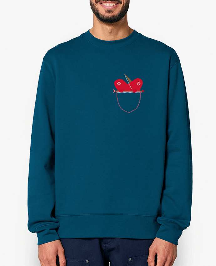 Sweat-shirt LOVE IN POCKET Par Santiaguen