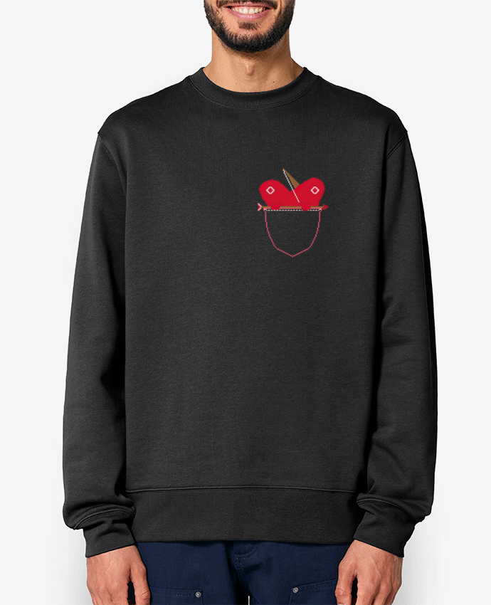 Sweat-shirt LOVE IN POCKET Par Santiaguen