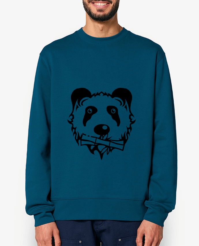 Sweat-shirt panda noir Par Dr0agon